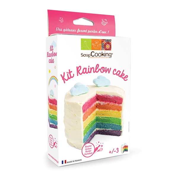 Kit Rainbow Cake Scrapcooking zoom