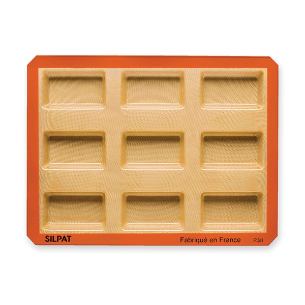 Plaque de 9 empreintes mini-cakes Silpat zoom