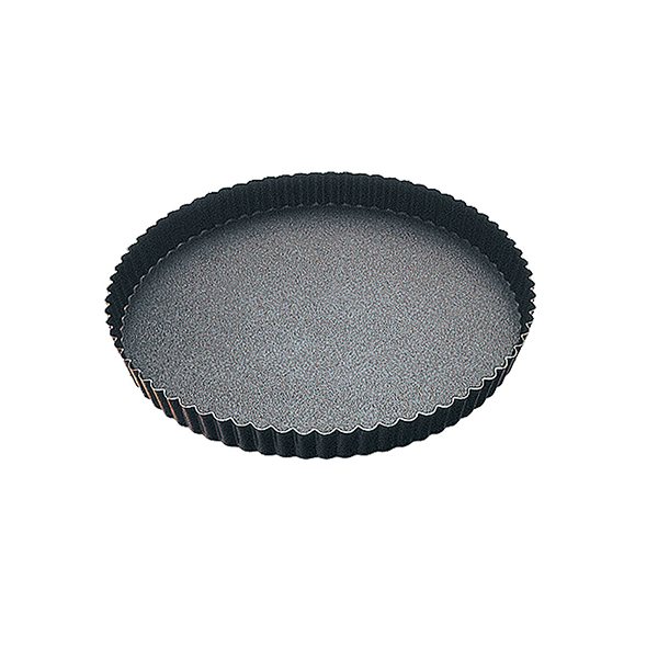 Tourtière ronde bords cannelés avec revêtement antiadhésif 20 cm Gobel zoom