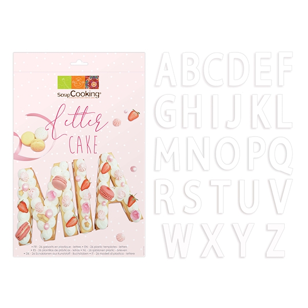 Kit Letter cake - 26 lettres Scrapcooking zoom