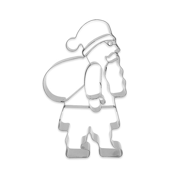 Découpoir forme Père Noël en inox 18 cm Patisse zoom