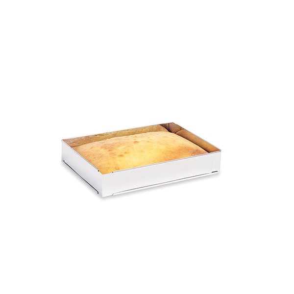 Rectangle A Gateau Extensible En Inox 25 A 46 Cm Mathon Mathon Fr