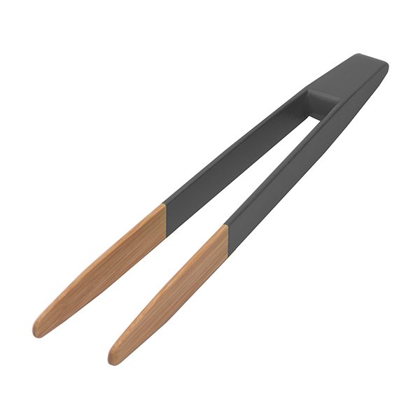 GUMEI 2 pièces Clip Toast Pince de Cuisine en Bambou 24 Cm à Attraper sur Le Service de Grille-Pain Toast 