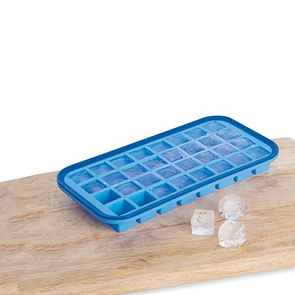 Plaque à Glaçons HelpCuisine® Bac à Glaçons en Silicone sans BPA et approuvé par la FDA Souple et Permet de démouler Facilement Les glaçons 6 Cubes/Noir 