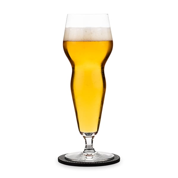 Set de 2 verres à bière avec dessous de verre Fraîcheur et Effervescence Peugeot zoom