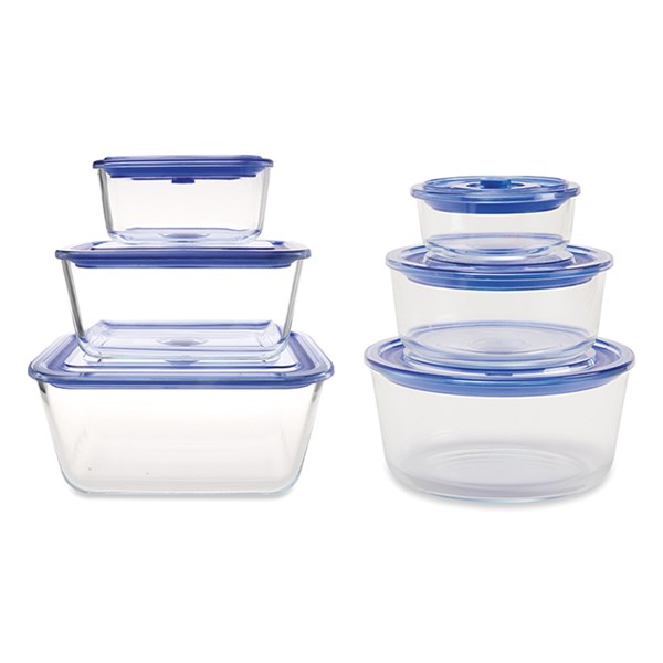 Lot De 6 Couvercles Hermétiques Pour Boîtes De Conserve - Jaune, Bleu, Rouge - Conservation Aliments