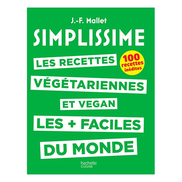 Livre Simplissime recettes végétariennes et vegan Hachette pratique zoom