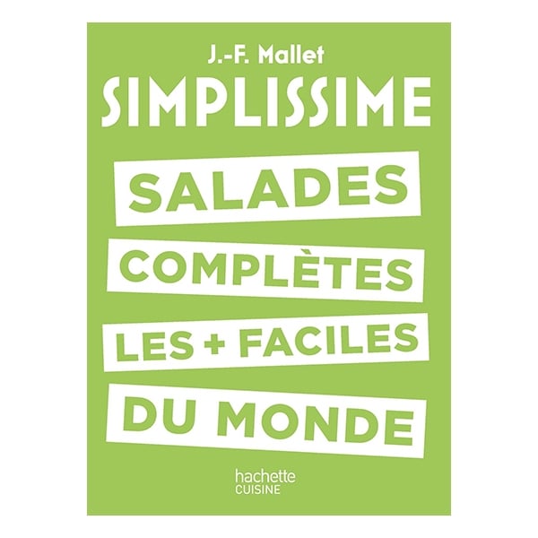 Livre Simplissime Salades complètes les plus faciles du monde Hachette pratique zoom