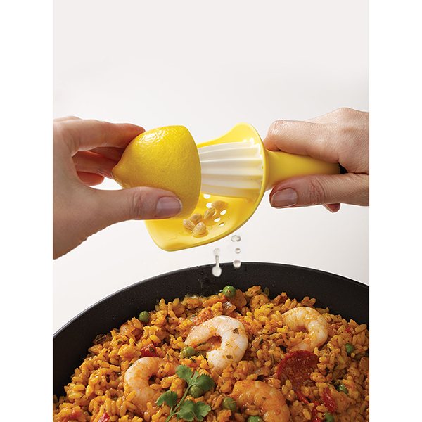 Presse citron Catcher™ jaune Joseph Joseph Presse citron Catcher™ jaune Joseph Joseph