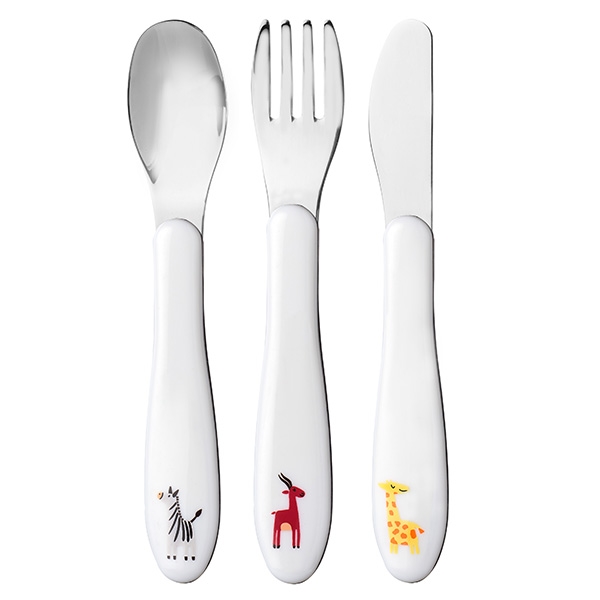 Set De 3 Couverts Enfant Animaux Mepal Mathon Fr