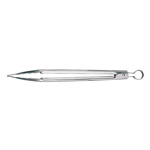 OXO Good Grips Pinces de service – Ustensile pour la cuisine 18 cm Gris Pinces en inox Petite taille 