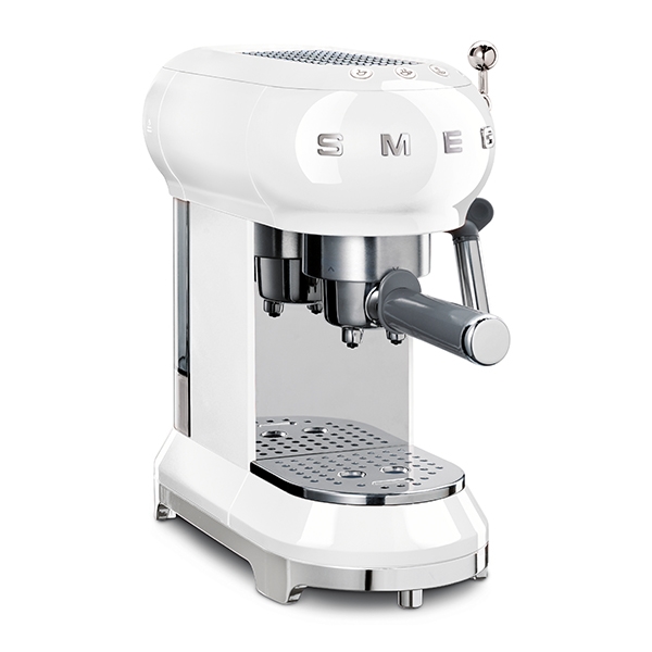 Machine à café Expresso blanc 1350 W ECF01WHEU Smeg zoom