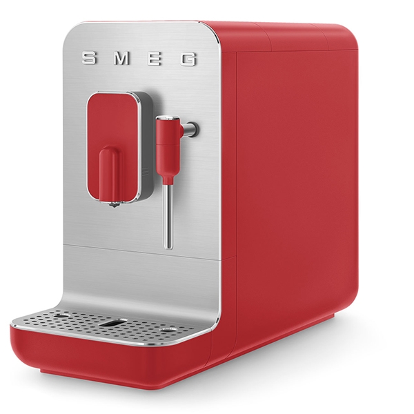 Machine à café avec broyeur et buse vapeur 1350 W BCC02RDMEU rouge Smeg zoom