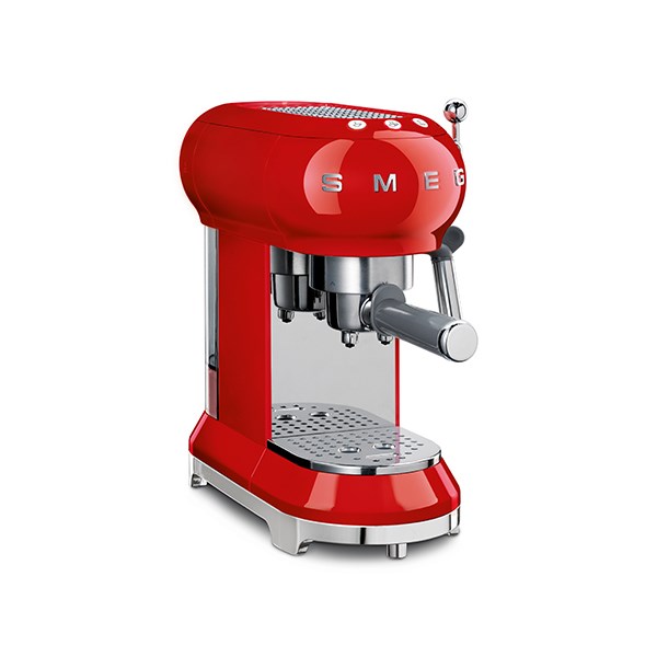 Machine à café expresso rouge 1 L 1350 W ECF01RDEU Smeg zoom