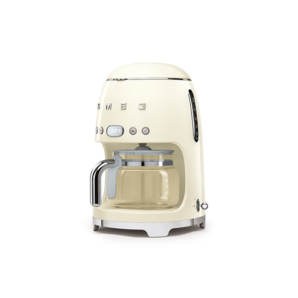 Machine à café filtre crème 10 tasses 1050 W DCF01CREU Smeg zoom
