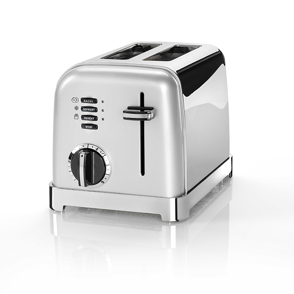 Toaster 2 tranches Gris perle 900 W Cuisinart zoom