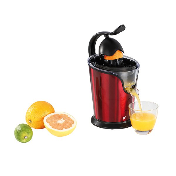 presse agrumes électrique 420 ml 85 w rouge domoclip - mathon.fr
