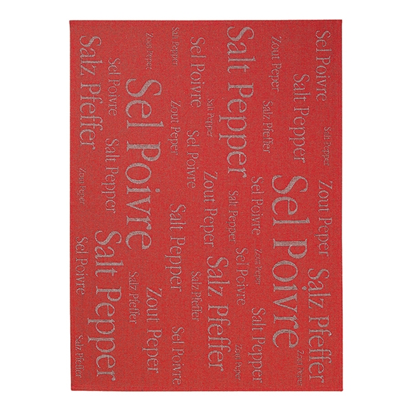 Torchon métis Sel & Poivre rouge 70 cm Winkler zoom