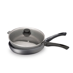 Lot 1 Poêle + 1 Sauteuse avec couvercle et revêtement Dur comme la pierre 28 cm