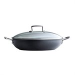 Sauteuse provençale et couvercle Les Forgées 30 cm