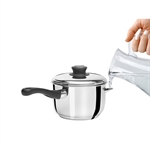 Casserole bain marie avec couvercle
