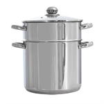 Couscoussier en inox 24 cm 9 L