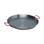 Plat à paëlla acier poli 34 cm