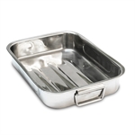 Plat à four rectangulaire inox 30 cm