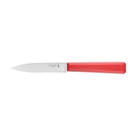 Couteau Cranté N°313 Essentiels Rouge 10 cm inox