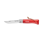 Couteau pliant N°08 baroudeur rouge 8,5 cm