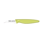 Couteau d'office lame serpette 6 cm vert anis Bio sourcé
