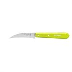 Couteau à légumes N°114 lame inox 7 cm coloris pomme