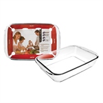 Plat en verre rectangulaire Kristall 40 cm