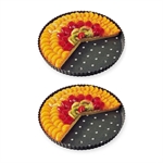 Lot 2 tourtières perforées 30 cm