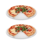 Set de 2 grilles perforées rondes pour pizza