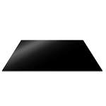 Planche de protection pour plaque de cuisson noire 57 x 50 cm