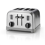 Toaster 4 tranches Inox CPT180E