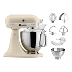 Robot pâtissier Artisan à tête inclinable 4,8 L 300 W crème 5KSM175PSEAC + accessoires