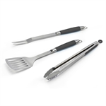 Set 3 ustensiles barbecue inox