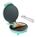 Set gaufrier à cornet 700 W Sweet Dreams et cuillère à glace eutectique