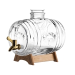 Distributeur de boisson Barrel avec robinet cuivré et support 3,5 L Kilner