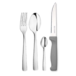 Ménagère 24 pièces avec couteaux steak