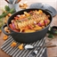 Cocotte légère ovale en fonte d'aluminium 32 cm 6,5 L coloris noir Mathon(vue 3)