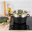 Lot panier vapeur multidiamètre et couvercle en verre Excell'Inox 24 cm Mathon(vue 3)