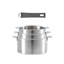 Batterie de cuisine casseroles Mutine manche amovible 16 et 20 cm et 1 manche Cristel(vue 1)