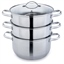 Cuiseur vapeur inox 26 cm 2 paniers Mathon(vue 1)