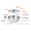 Lot poêle sautoir et couvercle inox Castel’Pro 28 cm Cristel(vue 3)