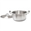 Set de deux faitouts en inox avec couvercle 24 cm et 28 cm Excell’inox Mathon(vue 3)
