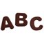Moule chocolats ABC silicone Silikomart(vue 2)