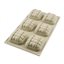 Moule silicone 6 Mini gâteaux Elegenza texture matelassée Silikomart(vue 3)